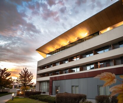 Evening image - looking towards seminar terrace