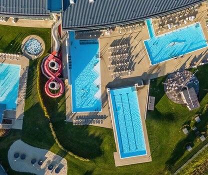 Aerial image SPA Water World outdoor
