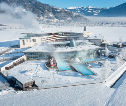 Luftaufnahme SPA Wasserwelt - WINTER